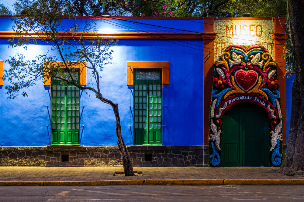 Frida Kahlo's Blue House museum in Coyoacán